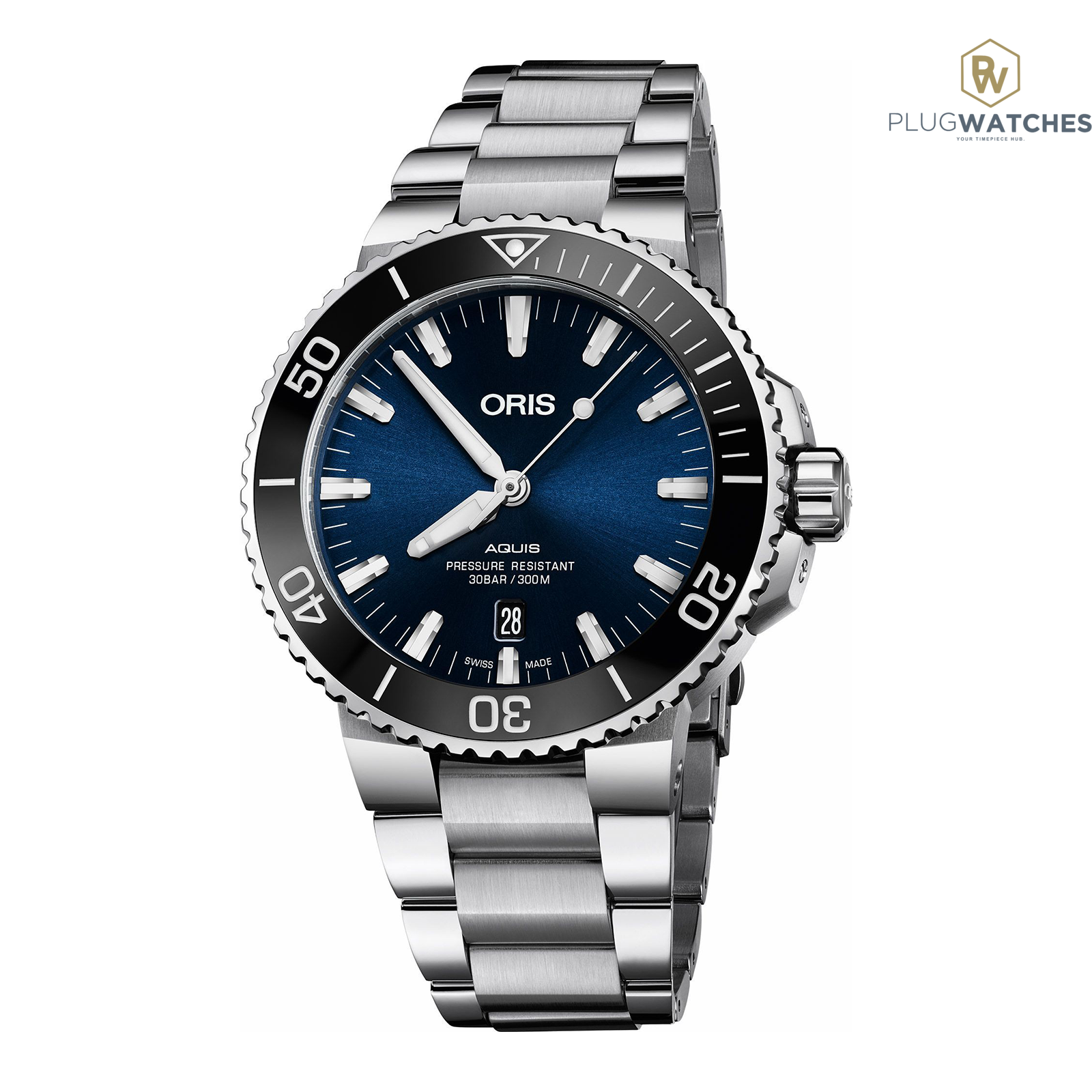 ORIS AQUIS DATE 01 733 7730 4135 07 8 24 05PEB PlugWatches