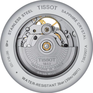 TISSOT TRADTION POWERMATIC 80 OPEN HEART T063.907.11.058.00 WATCHES FOR MEN